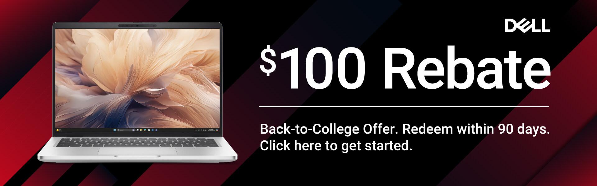 $100 Rebate on Dell Computers